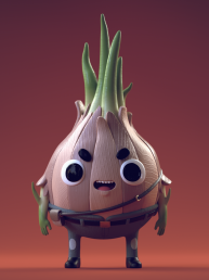 3d version of onion boy