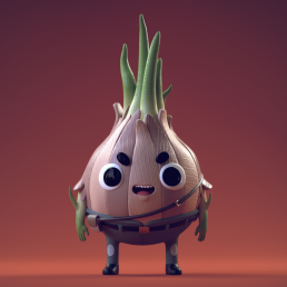 3d version of onion boy
