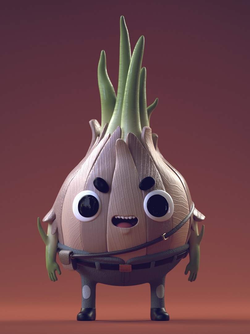 3d version of onion boy